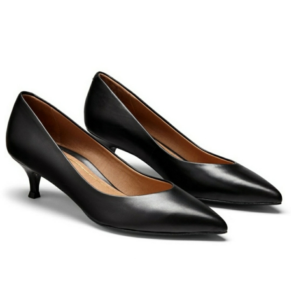 Vionic Josie kitten heel pointed toe pumps heels